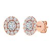 BOUCLES D'OREILLES CAPRICE DIAMANT TAILLE OVALE