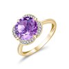 BAGUE KALISTA AMETHYSTE DIAMANT