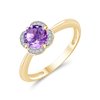 BAGUE LITTLE KALISTA AMETHYSTE ET DIAMANT