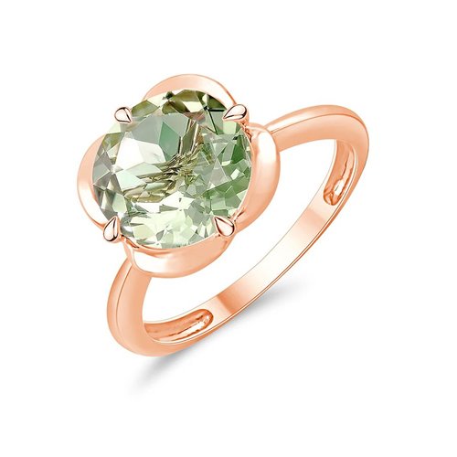 BAGUE KALISTA AMÉTHYSTE VERTE