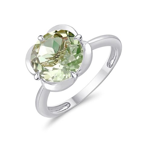 BAGUE KALISTA AMÉTHYSTE VERTE