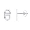 Boucles d'oreilles MD 32 puce barre diamant