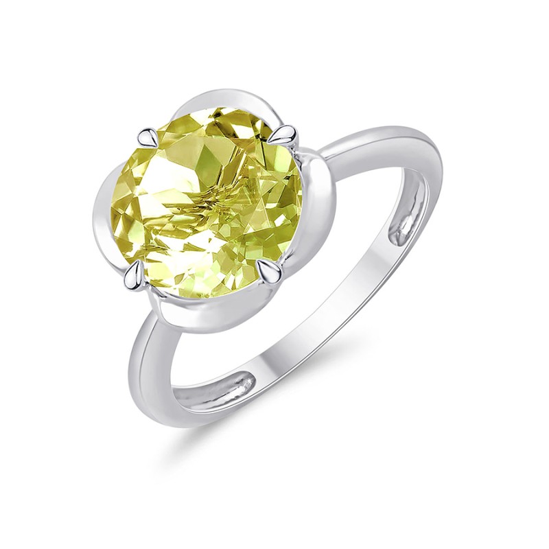 BAGUE KALISTA QUARTZ CITRON