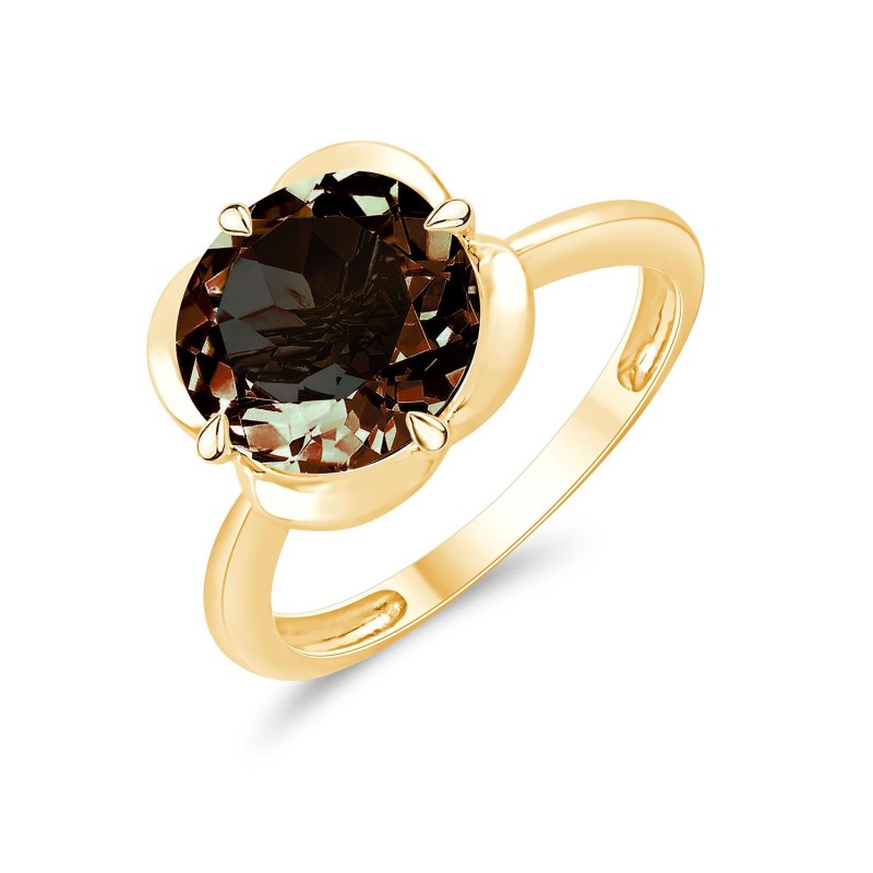 BAGUE KALISTA QUARTZ FUMÉ