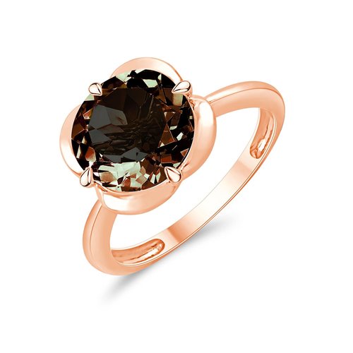 BAGUE KALISTA QUARTZ FUMÉ