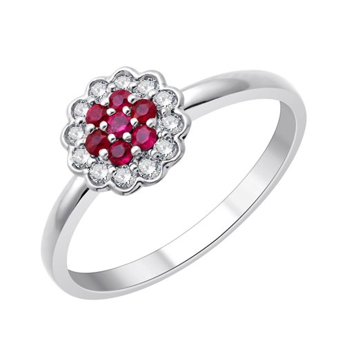 Bague Flore Rubis