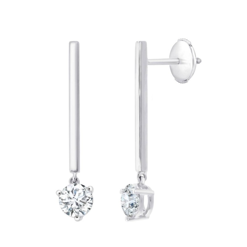 Boucles d'oreilles 0.60 ct