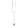 Collier diamant poire 3 griffes – 0