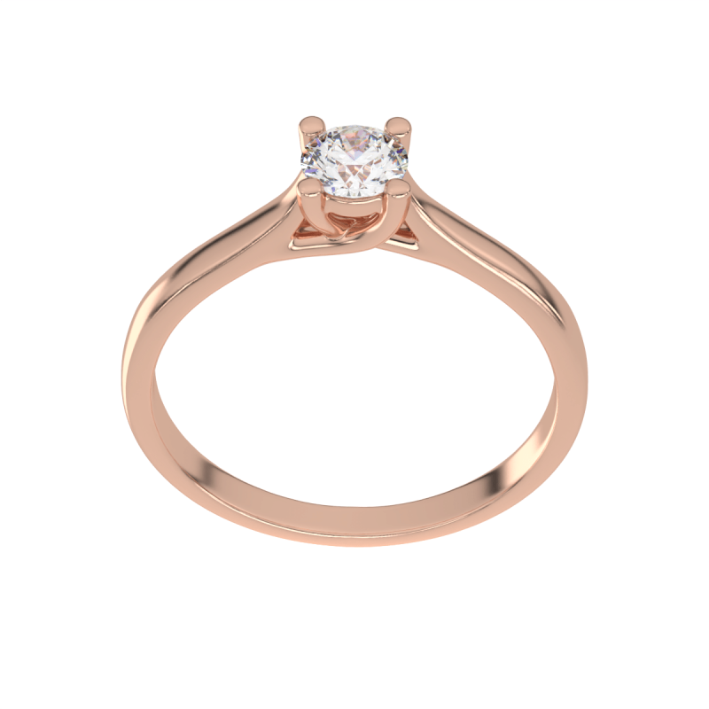 BAGUE DE FIANÇAILLES EÏKO - 0.10 CT