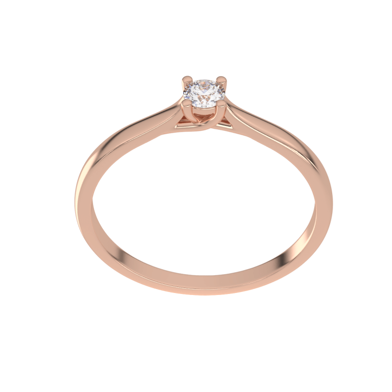 BAGUE DE FIANÇAILLES EÏKO - 0.30 CT